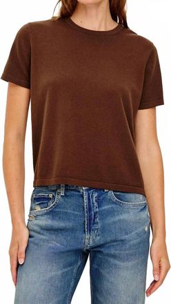 Rails Cotton Cashmere Tee In Espresso