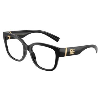 Dolce & Gabbana Glasses, female, Black, Size: 55 MM Optical Frame