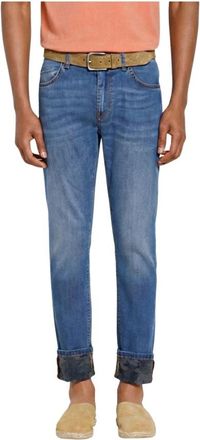 Mason's Harris 5-pocket Pants - Heren - Slim Fit Jeans - Blauw - W34 - Katoen - Jeans