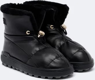 Bogner Chamonix leather snow boots