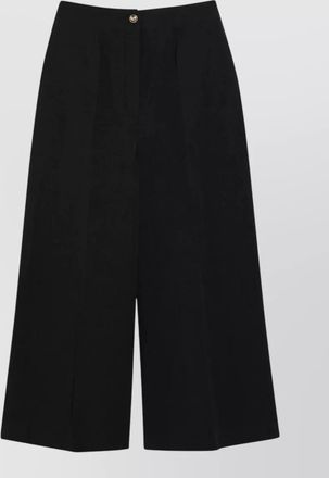 Loro Piana wide leg trousers pleated front pockets