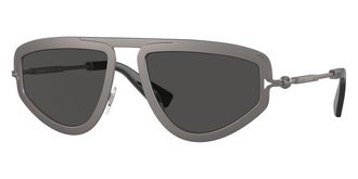 Burberry Dark Grey Irregular Mens Sunglasses BE3150 131687 56