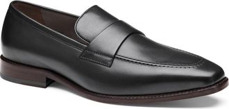 Johnston & Murphy Floyd Penny Loafer in Black Full Grain at Nordstrom, Size 10.5