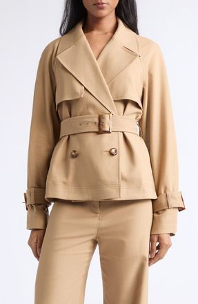 Veronica Beard Lazaro Dickey Jacket in Heritage Khaki at Nordstrom, Size X-Small