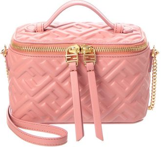 Fendi FF Leather Vanity Case