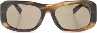 Dolce & Gabbana Zonnebril - Heren - Zonnebrillen - Bruin - 57 MM - Accessoires