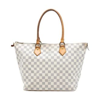 Louis Vuitton Pre-owned Tote Bags, female, White, Size: ONE SIZE Pre-owned Leather Tote Bag