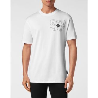 Philipp Plein T-Shirt Round Neck Ss Wire Frame Men in White at Nordstrom, Size Xxx-Large