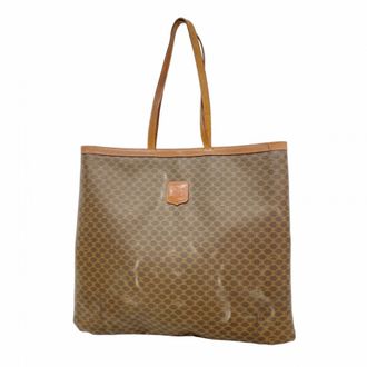 Celine Brown Pvc Tote Bag (Pre-Owned)
