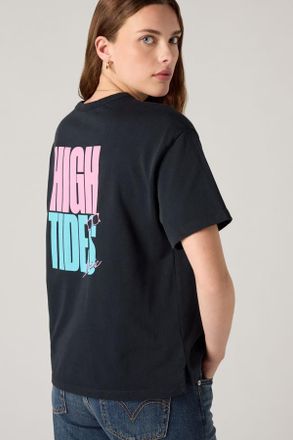 Levi's Camiseta Graphic Vintage Fit - Mujer - XL - Azul / High Tides Anthracite Night