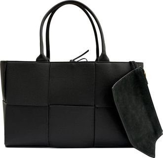 Bottega Veneta Pre-owned Bottega Veneta Medium Grained Calfskin Maxi Intrecciato Arco Tote Ladies W1YP0TIMW8RCMLPJ