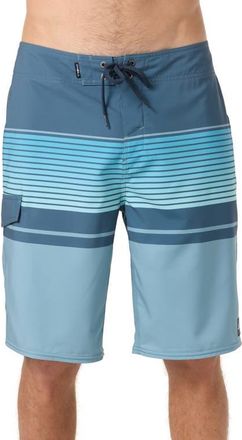 O'Neill Lennox Stripe Board Shorts in Lead at Nordstrom, Size 30