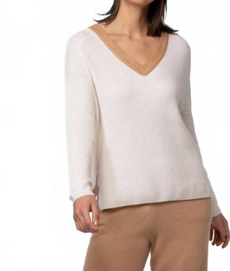 Max & Moi Preston Sweater In White
