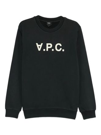 A.P.C. Sweater met ronde hals - Zwart