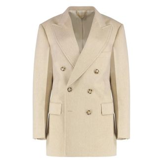 Victoria Beckham Dames, Jassen, Beige, Maat: XS Katoen