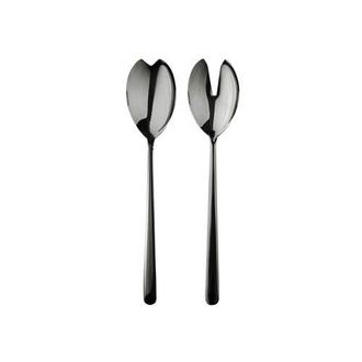 Mepra Linea Black Gold Salad Serving Set - 2 Pieces at Nordstrom