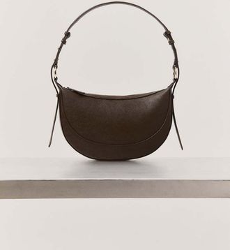 Mango Borsa spalla ovale kaki - Donna - Taglia unica - MANGO