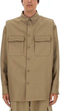Off-white Relaxed Fit Neutrals Shirt