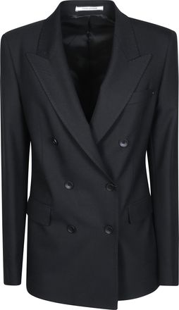 Tagliatore Parigi Gabardina DP Double-Breasted Blazer