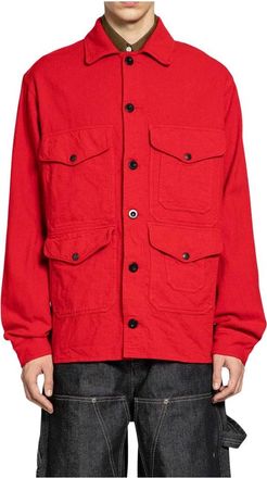 Junya Watanabe Jacket - Heren - Zomerjassen - Rood - M - Wol - Jassen