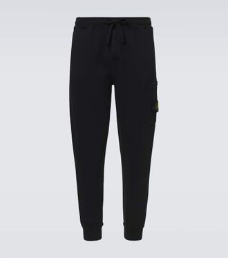 Stone Island Compass cotton fleece sweatpants