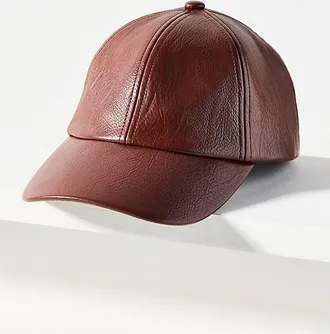 Wyeth Nyc Hailey Faux Leather Baseball Cap