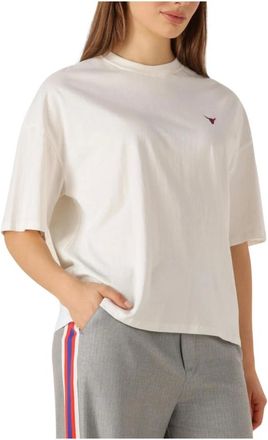 ALIX The Label Alix The Label, Tops, Dames, Wit, S, Katoen, Achterlogo T-shirt