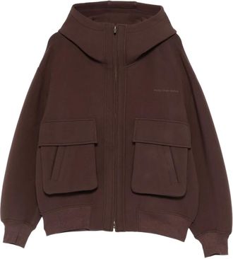 Feng Chen Wang Hoodie met zak - Bruin