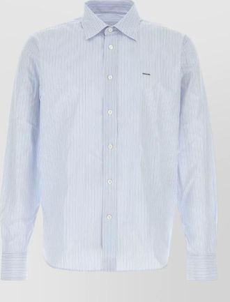 Prada embroidered cotton shirt