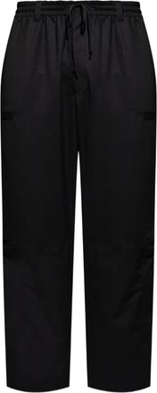 Yohji Yamamoto Pantaloni con coulisse - Nero