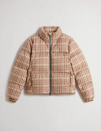 Woolrich bedruckte Wolljacke