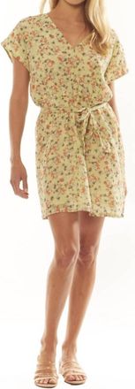 Amuse Society Butterflies Dress In Honeydew