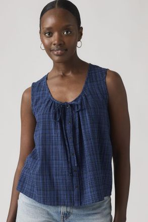 Levi's Camicetta Luella - Donna - XS - Blu / Busy Plaid