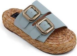 Shushop Billie Jute Slide Sandal in Mint at Nordstrom Rack, Size 6.5
