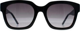 Guess Vierkante Dames Shiny Zwart Grijs Verloop GF6128