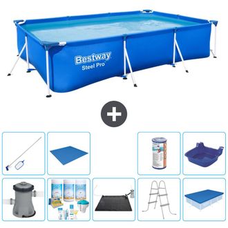 Bestway Piscina Bestway Steel Pro Rectangular - 300x201x66 Cm - 8-piezas S21565