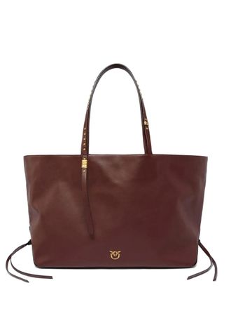 Pinko studded leather tote bag - women - Lambskin - One Size - Red