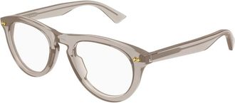 Bottega Veneta Panthos Optisch Montuur - unisex - Accessoires - Roze - Maat: 52 MM