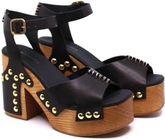 Free People Womens Cecily Clog Sandals In Black