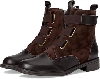 David Tate Womens Club Leather Boots In Brown Nap Tan Suede