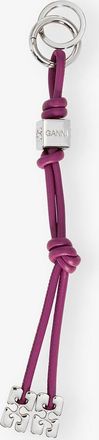 Ganni Purple Bou Keyring