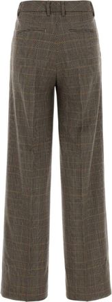 Pantaloni Torino Womens Embroidered Wool Blend Lola Pant Multimarrone Pantaloni Trousers