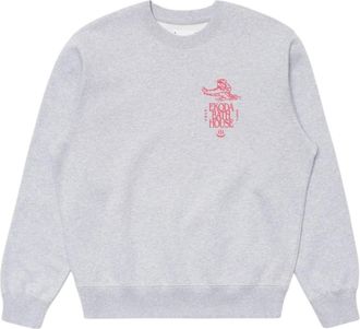 Edwin Ekoda Bath House Sweat - Heren - Sweatshirts & Hoodies - Grijs - Maat: L Katoen