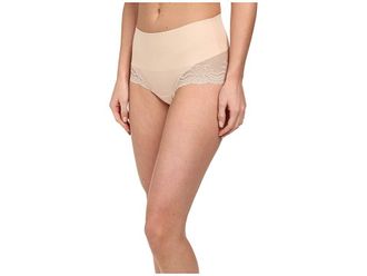 Spanx SPANX Shapewear For Women Undie-Tectable Lace Hi-Hipster Panty Womens Underwear Soft Nude : XS, Cotton/Lace/Nylon