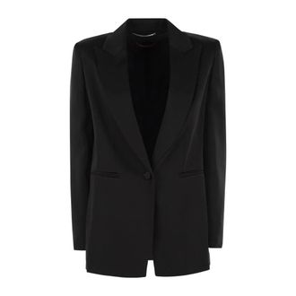 Max Mara Dames, Jassen, Zwart, Maat: 2XS Wol