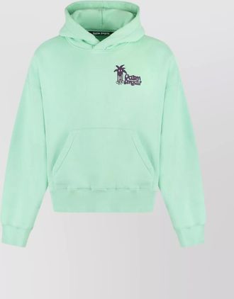 Palm Angels graphic print cotton hoodie