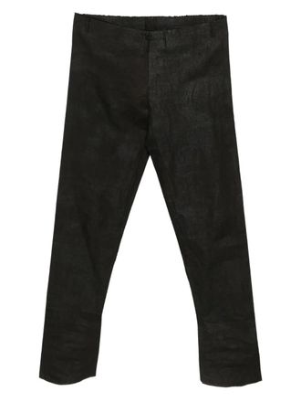 Ma+ Straight broek zonder zakken - Bruin