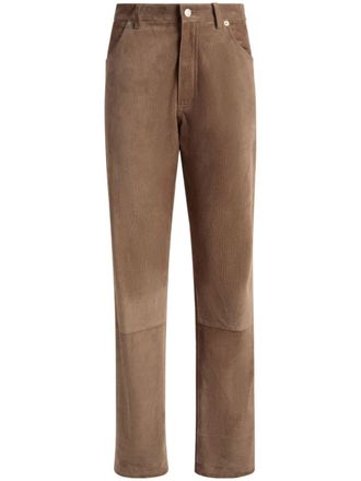 Bally Ribfluwelen broek - Bruin