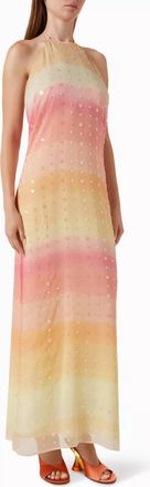 Bernadette Francine Maxi Dress In Pink Multi
