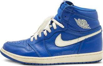 Nike Jordan Sneakers in pelle con lacci - Blu